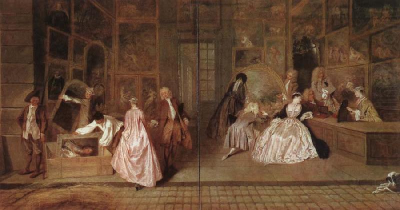 Jean-Antoine Watteau The Gersaint Shop Sign china oil painting image